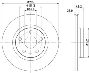 55224 Brzdový kotouč PAGID