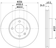 55414 Brzdový kotouč PAGID