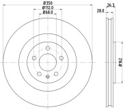 55904HC Brzdový kotouč PAGID