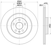 56045 Brzdový kotouč PAGID