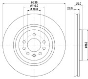 56159 Brzdový kotouč PAGID