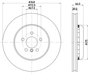 65184HC Brzdový kotouč PAGID