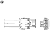 1878 Lambda sonda NGK