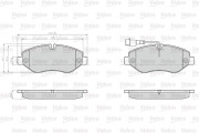 872230 Sada brzdových destiček, kotoučová brzda OPTIPACK for LCV VALEO