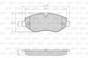 872229 Brzdové destičky OPTIPACK for LCV VALEO