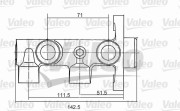 350823 VALEO hlavný brzdový válec 350823 VALEO