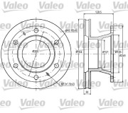 187059 Brzdový kotouč VALEO