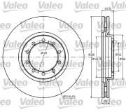 187062 Brzdový kotouč OptiDISC VALEO