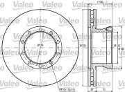 187065 VALEO brzdový kotúč 187065 VALEO