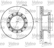 187069 Brzdový kotouč OptiDISC VALEO