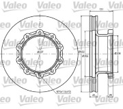 187070 Brzdový kotouč OptiDISC VALEO