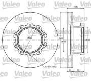 187076 Brzdový kotouč OptiDISC VALEO