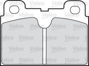 598163 Sada brzdových destiček, kotoučová brzda VALEO