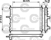 232557 VALEO chladič motora 232557 VALEO