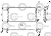 232578 Chladič, chlazení motoru VALEO CLASSIC VALEO