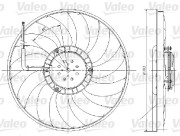696017 Větrák, chlazení motoru VALEO