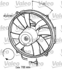 696063 Větrák, chlazení motoru VALEO