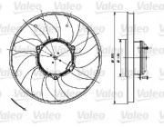 696083 VALEO ventilátor chladenia motora 696083 VALEO