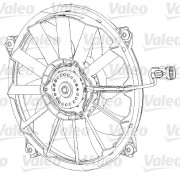 696091 Větrák, chlazení motoru VALEO