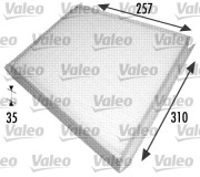 698702 Filtr, vzduch v interiéru VALEO ESSENTIAL VALEO