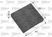 698802 VALEO filter vnútorného priestoru 698802 VALEO