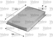 715518 Filtr, vzduch v interiéru VALEO ESSENTIAL VALEO