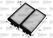 715566 Filtr, vzduch v interiéru VALEO ESSENTIAL VALEO