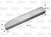 715670 VALEO filter vnútorného priestoru 715670 VALEO