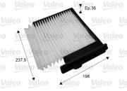 715708 Filtr, vzduch v interiéru VALEO ESSENTIAL VALEO