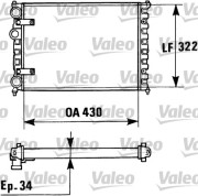 730946 Chladič, chlazení motoru VALEO