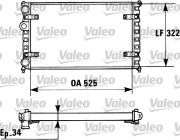 730947 Chladič, chlazení motoru VALEO