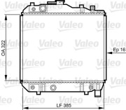 731042 Chladič, chlazení motoru VALEO