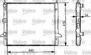 731387 Chladič, chlazení motoru VALEO