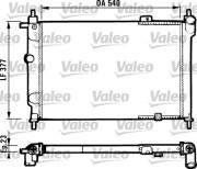 731551 Chladič, chlazení motoru VALEO