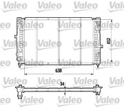 731755 Chladič, chlazení motoru VALEO