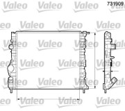 731909 VALEO chladič motora 731909 VALEO