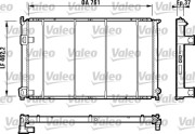 732049 VALEO chladič motora 732049 VALEO