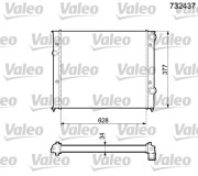 732437 Chladič, chlazení motoru VALEO