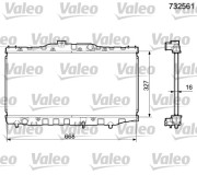 732561 Chladič, chlazení motoru VALEO