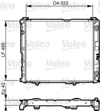 732591 Chladič, chlazení motoru VALEO