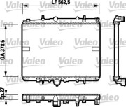 732599 Chladič, chlazení motoru VALEO