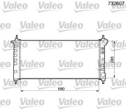 732607 Chladič, chlazení motoru VALEO