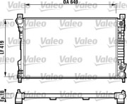 732739 Chladič, chlazení motoru VALEO