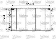 732919 Chladič, chlazení motoru VALEO