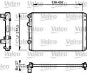 732953 Chladič, chlazení motoru VALEO