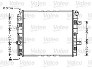 733422 Chladič, chlazení motoru NEW PART VALEO