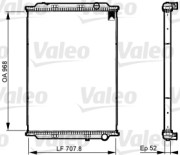 733524 chladicí mřížka NEW PART VALEO