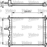 734222 Chladič, chlazení motoru VALEO