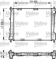 734462 Chladič, chlazení motoru VALEO