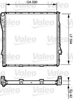 734894 VALEO chladič motora 734894 VALEO